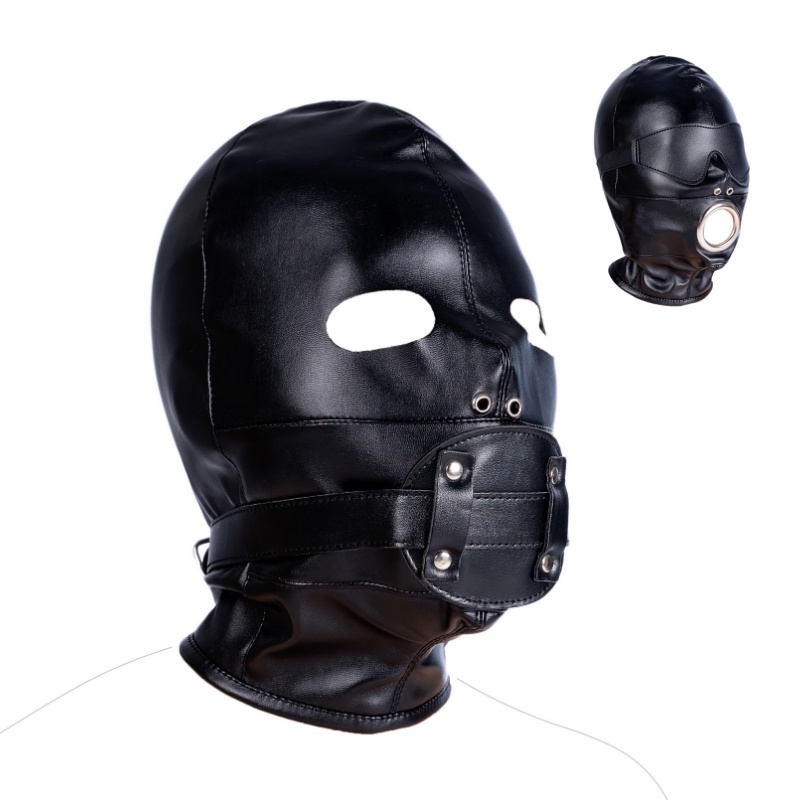 Party Games Mystery - Sexy Cosplay Masker Fetisj Pu Lederen