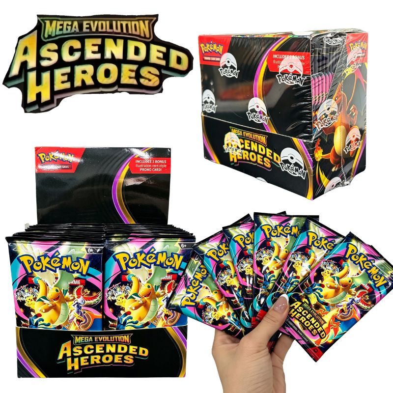 Party Games Box - 360 stuks Engelse Pokémon Mega Evolution