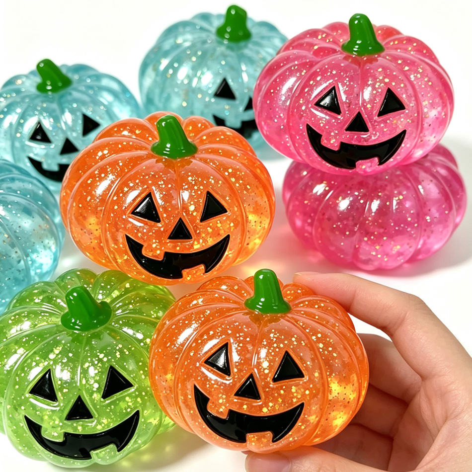 Party Games Adults Funny - Halloween Pompoen Maltose Squishy Stressbal -