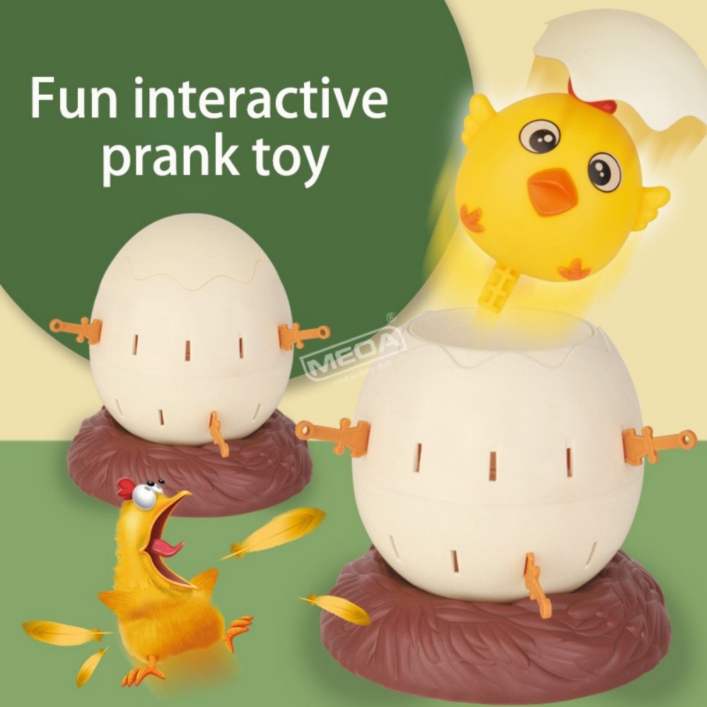 Party Games Easter For Kids - Pop-up kippen-ei-vat-spel Grappig steekzwaard-bordspel Familiefeest Interactief
