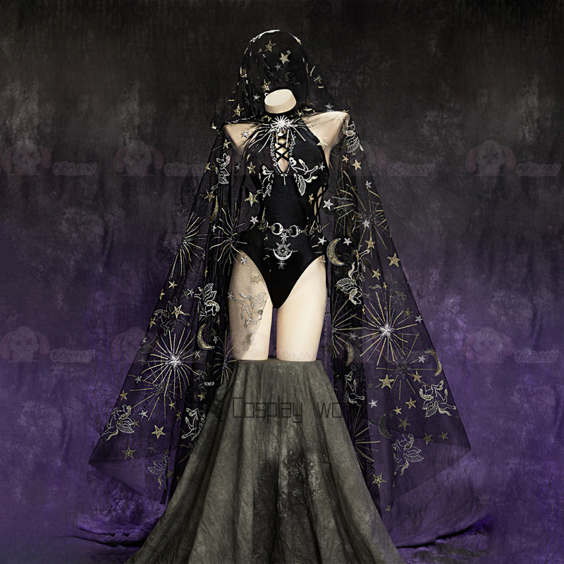 Party Games Mystery - Mystery Astrologe Cosplay Kostuum dames Dark