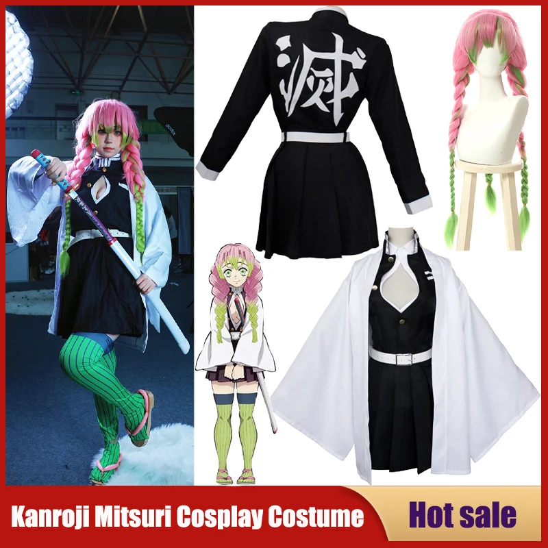 Party Games Kids - Anime Kanroji Mitsuri Cosplay Kostuum Kimetsu