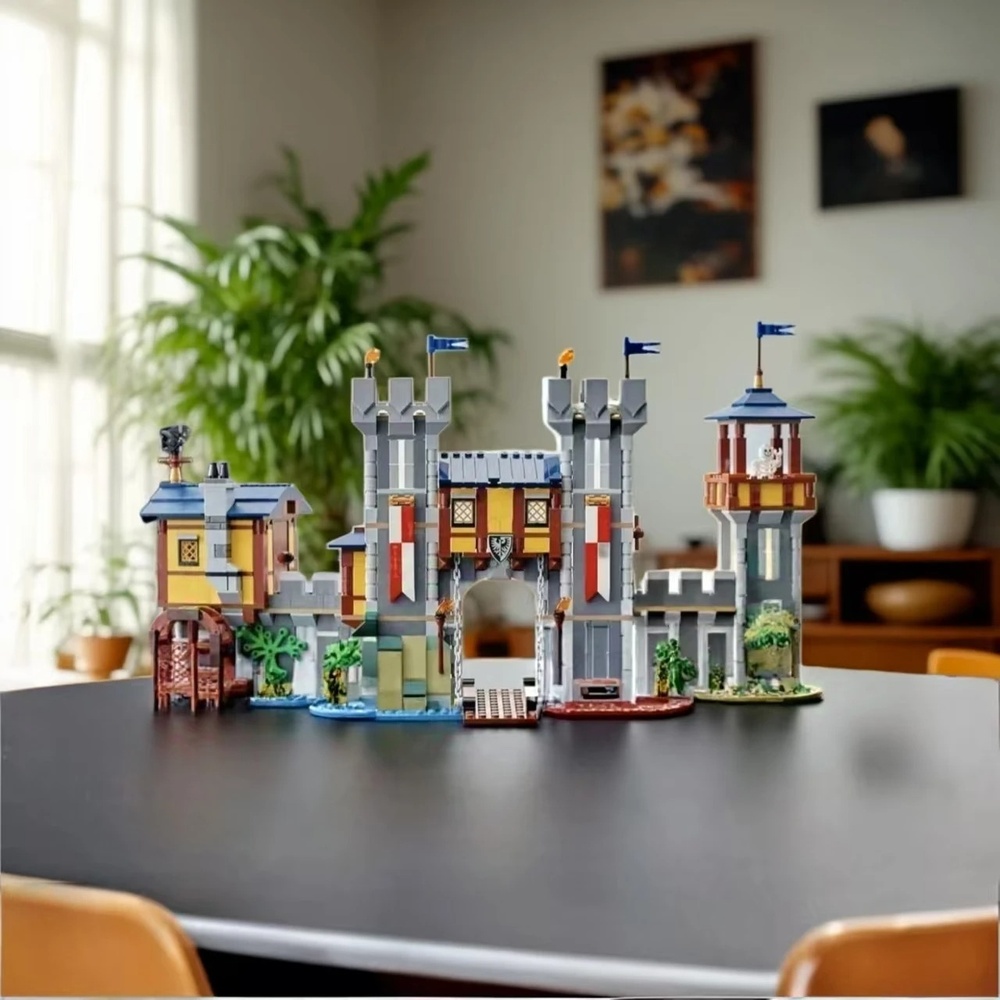Party Games Young Adults - 1426 stuks Nieuwe Middeleeuwse Kasteelarchitectuur Verjaardagscadeauset