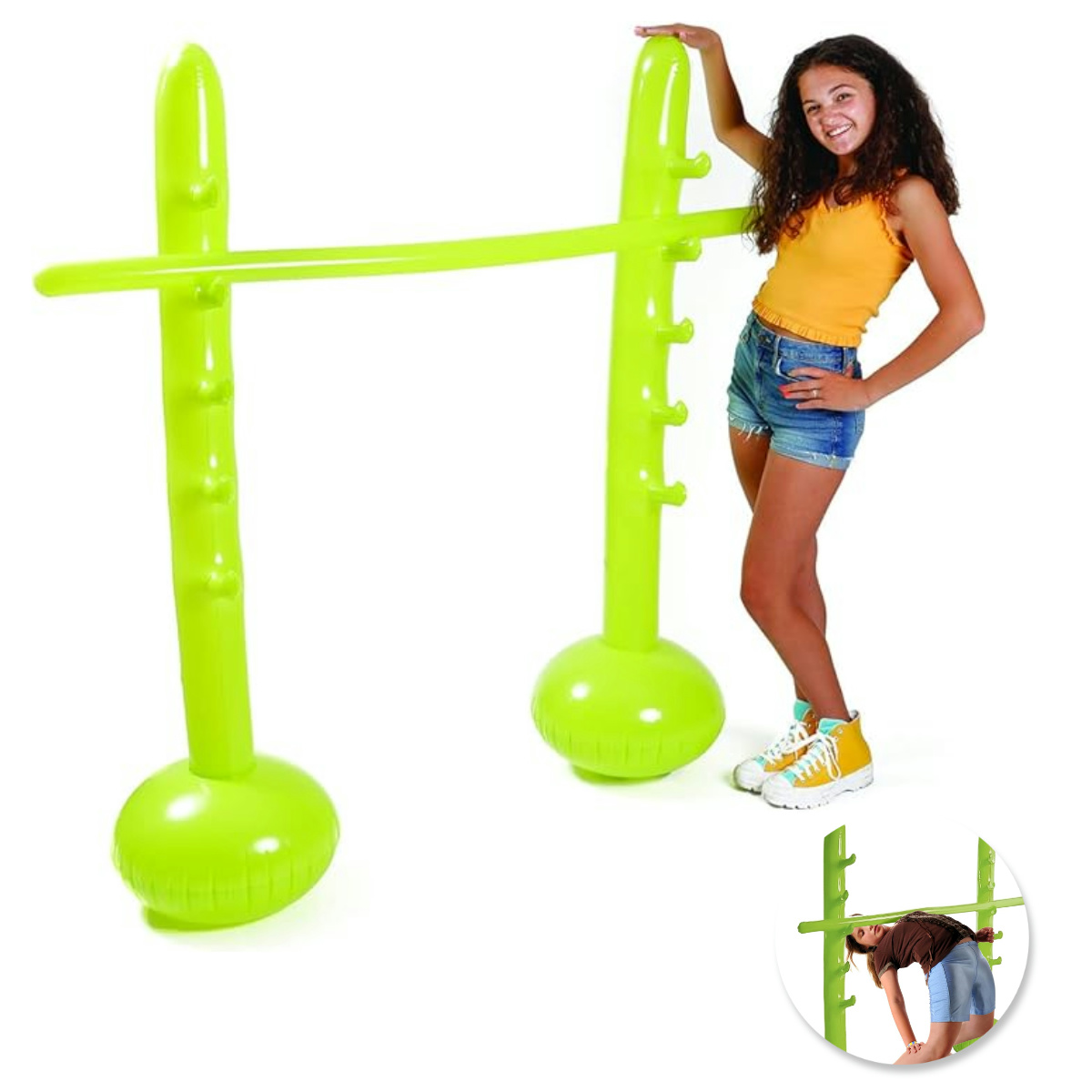Limbo Game Set - Opblaasbare Limbo-spellen voor kinderen en volwassenen,