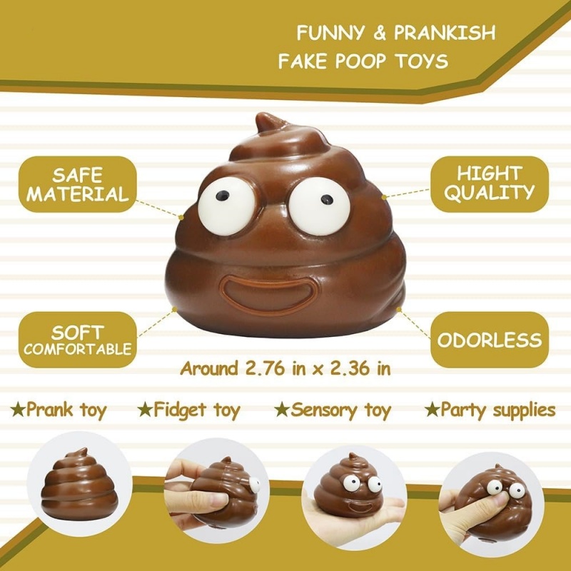 Schattige Fidget Squeeze Poep  - Party Games Adults Funny recensie en prijs