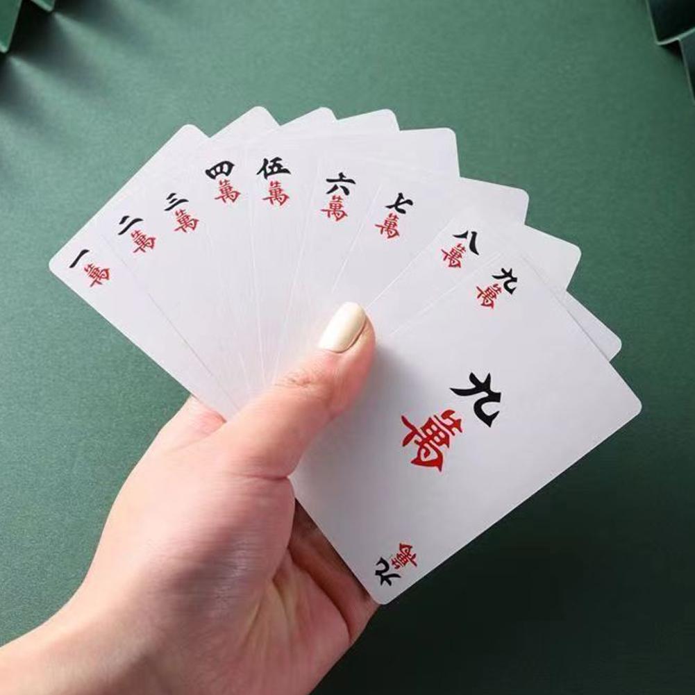 144 kaarten Mahjong-set met 2  - Party Games At Home recensie en prijs