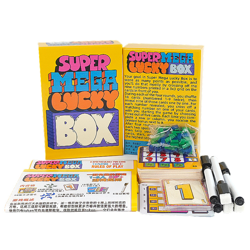Super Mega Lucky Box Bordspel  - Party Games Box recensie en prijs