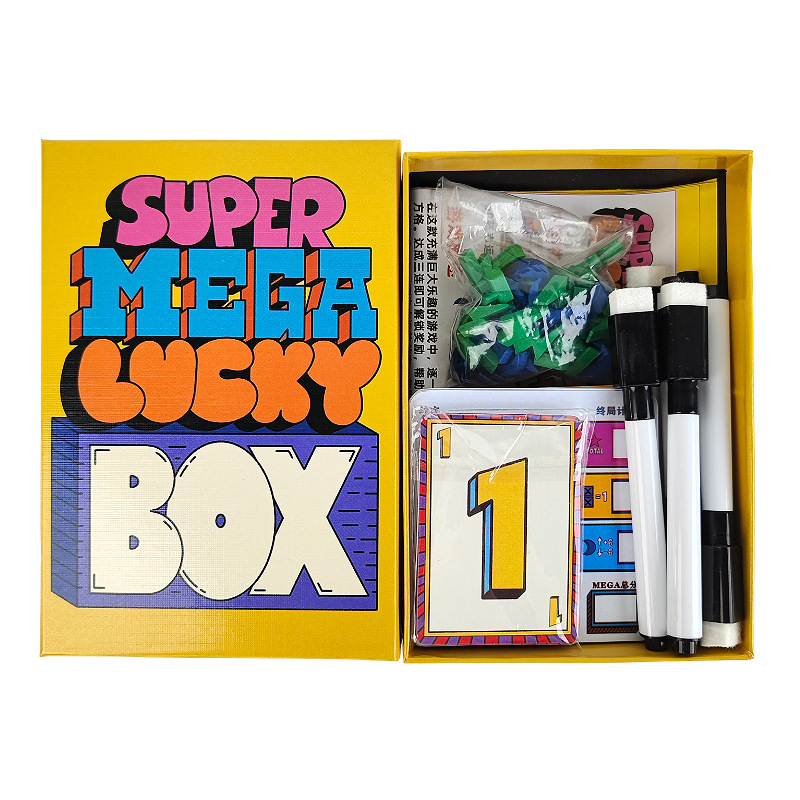 Super Mega Lucky Box Bordspel  - Party Games Box recensie en prijs