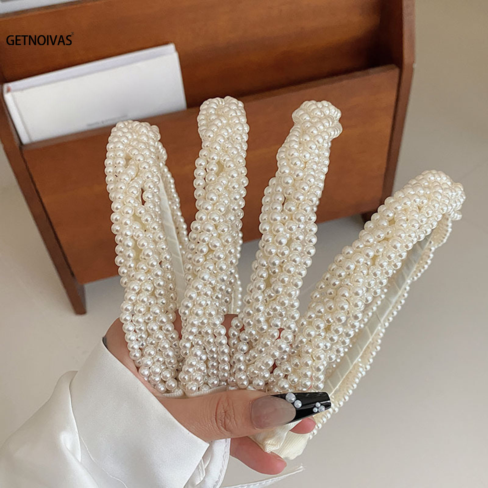 Elegante Parel Hoofdband voor  - Ring Toss Outdoor recensie en prijs
