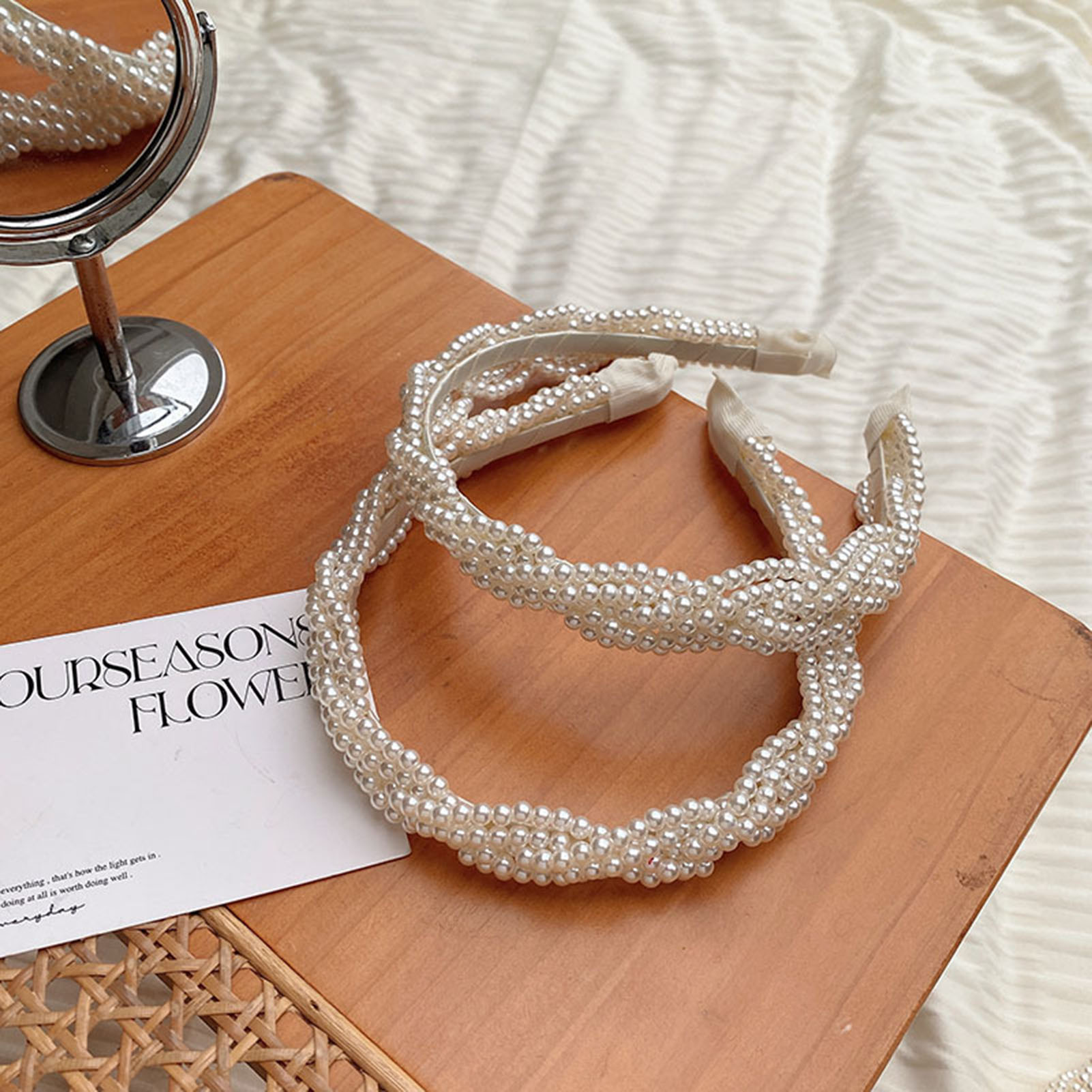 Elegante Parel Hoofdband voor  - Ring Toss Outdoor recensie en prijs