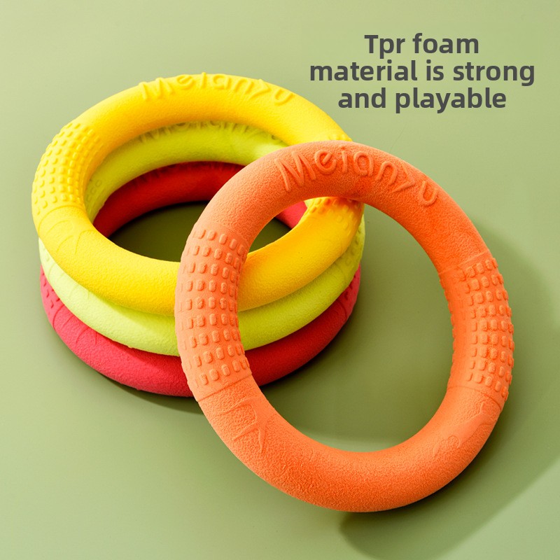 Bijtbestendige zachte trekring - Frisbee Freestyle Disc recensie en prijs