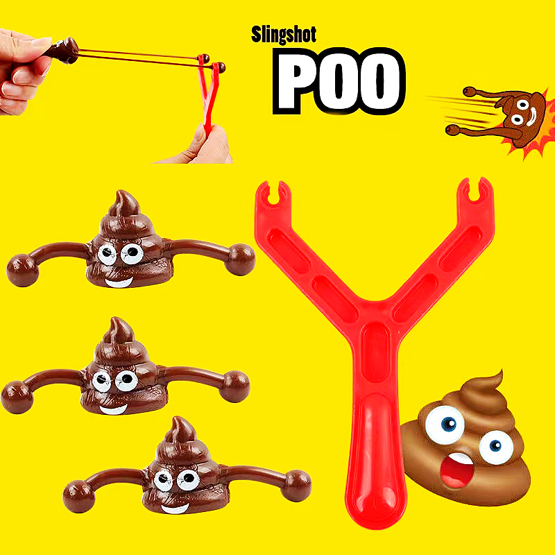 Set van 8 Fun Shooting Poo Gam - Party Games Easter For Kids recensie en prijs