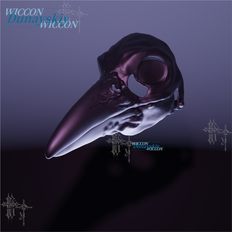 Metallic Raven Skull Plague Do - Party Games Stream recensie en prijs