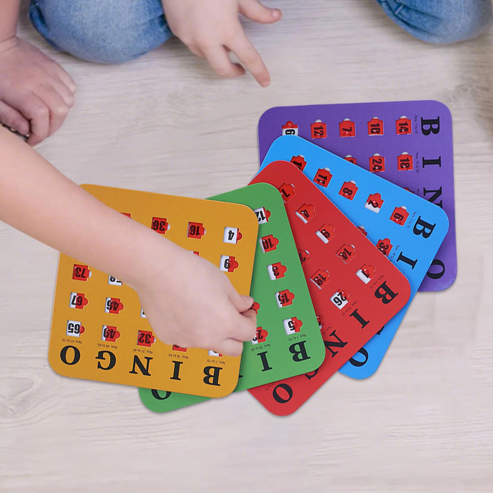 5 stuks schuifbare bingokaarte - Party Games At Home recensie en prijs