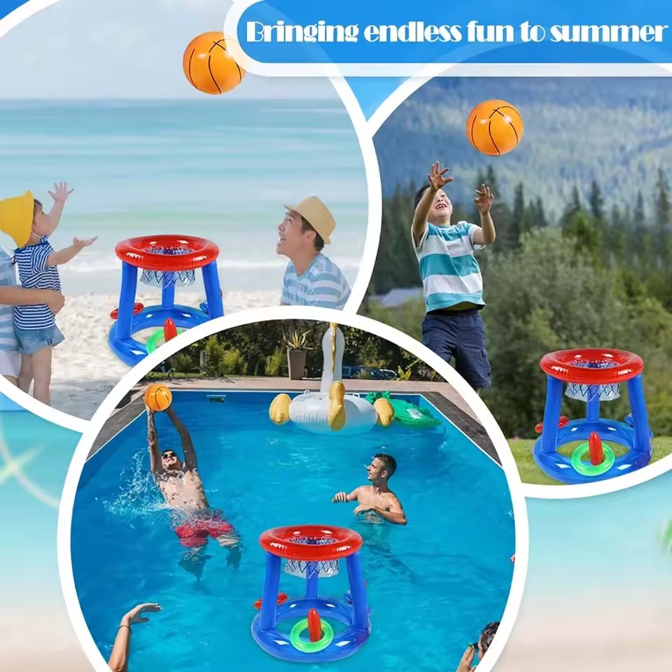 Opblaasbaar drijvend basketbal - Ring Toss Outdoor recensie en prijs