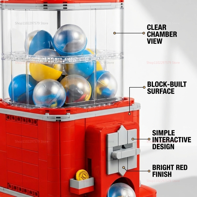 1343 PCS Vending Machine Bouws - Party Games Easter For Kids recensie en prijs