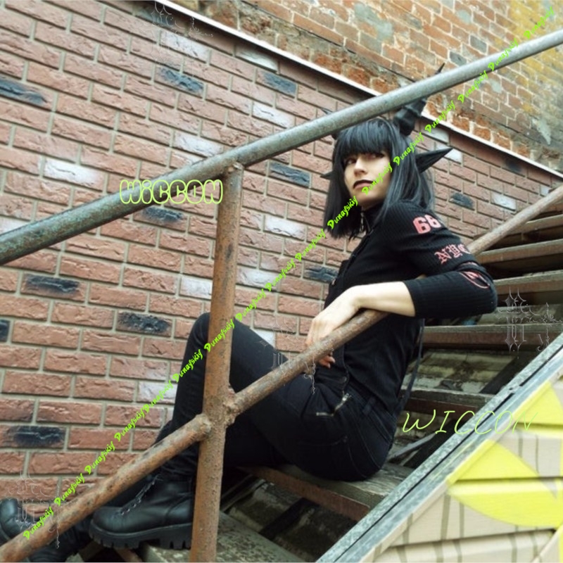 Anime Demon Cosplay Hoofddekse - Party Games Stream recensie en prijs