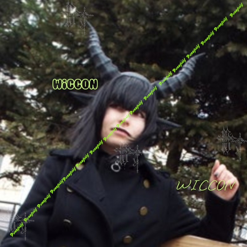 Anime Demon Cosplay Hoofddekse - Party Games Stream recensie en prijs