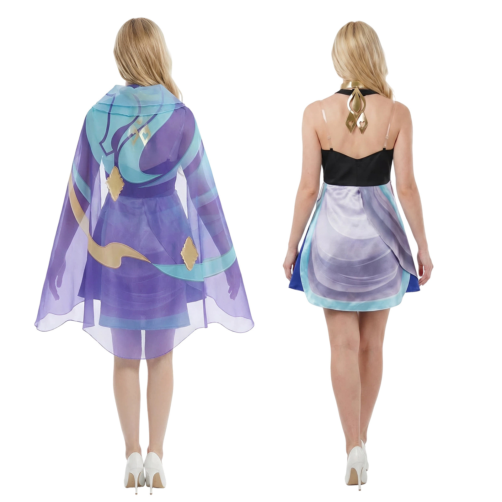 Dolia-jurk met hoofddoek Cospl - Party Games For Adults recensie en prijs
