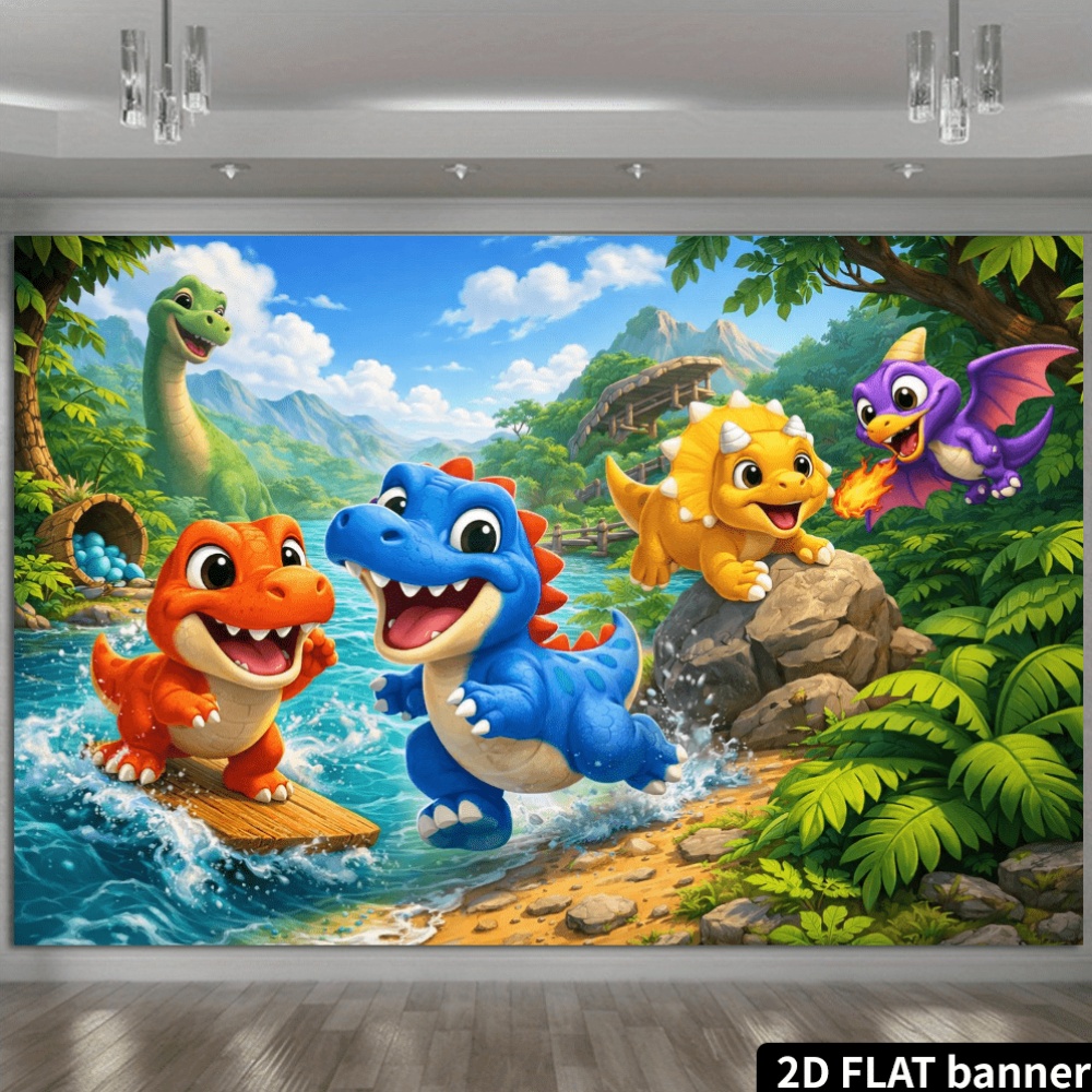 2D cartoon dinosaurus stenen b - Party Games Stream recensie en prijs