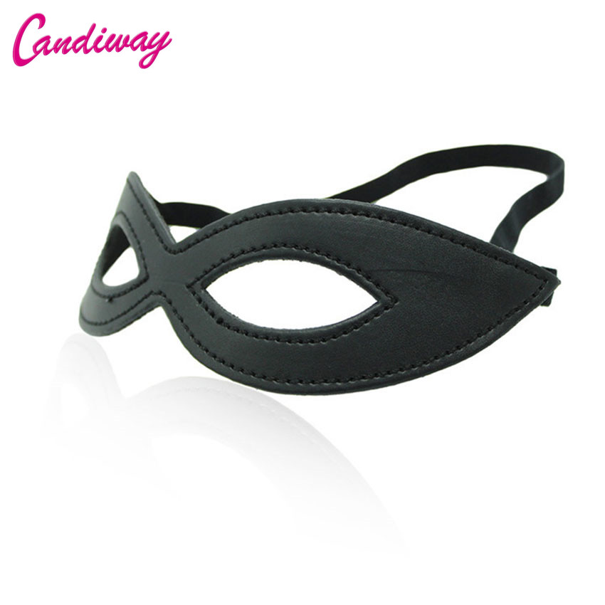 Zwart Lederen Oogmasker Voor S - Party Games Mystery recensie en prijs