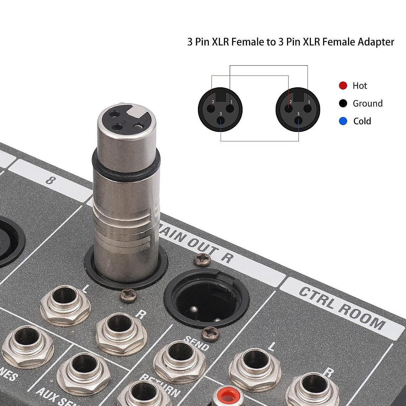 XLR Adapter Extension Coupler  - Party Games Stream recensie en prijs