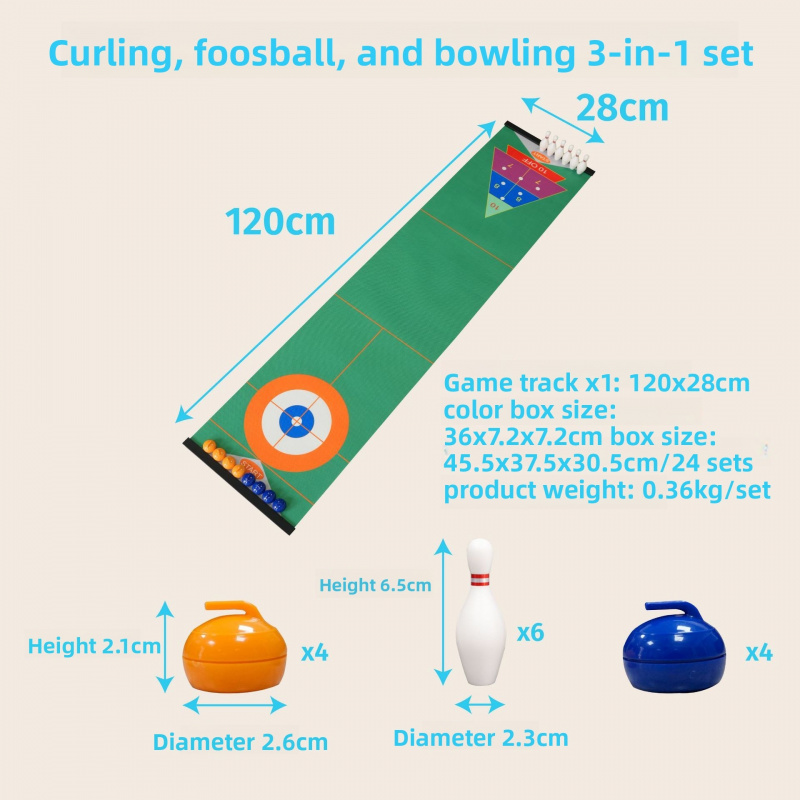 Curling Tafelspelset, Mini IJs - Party Games For Adults recensie en prijs