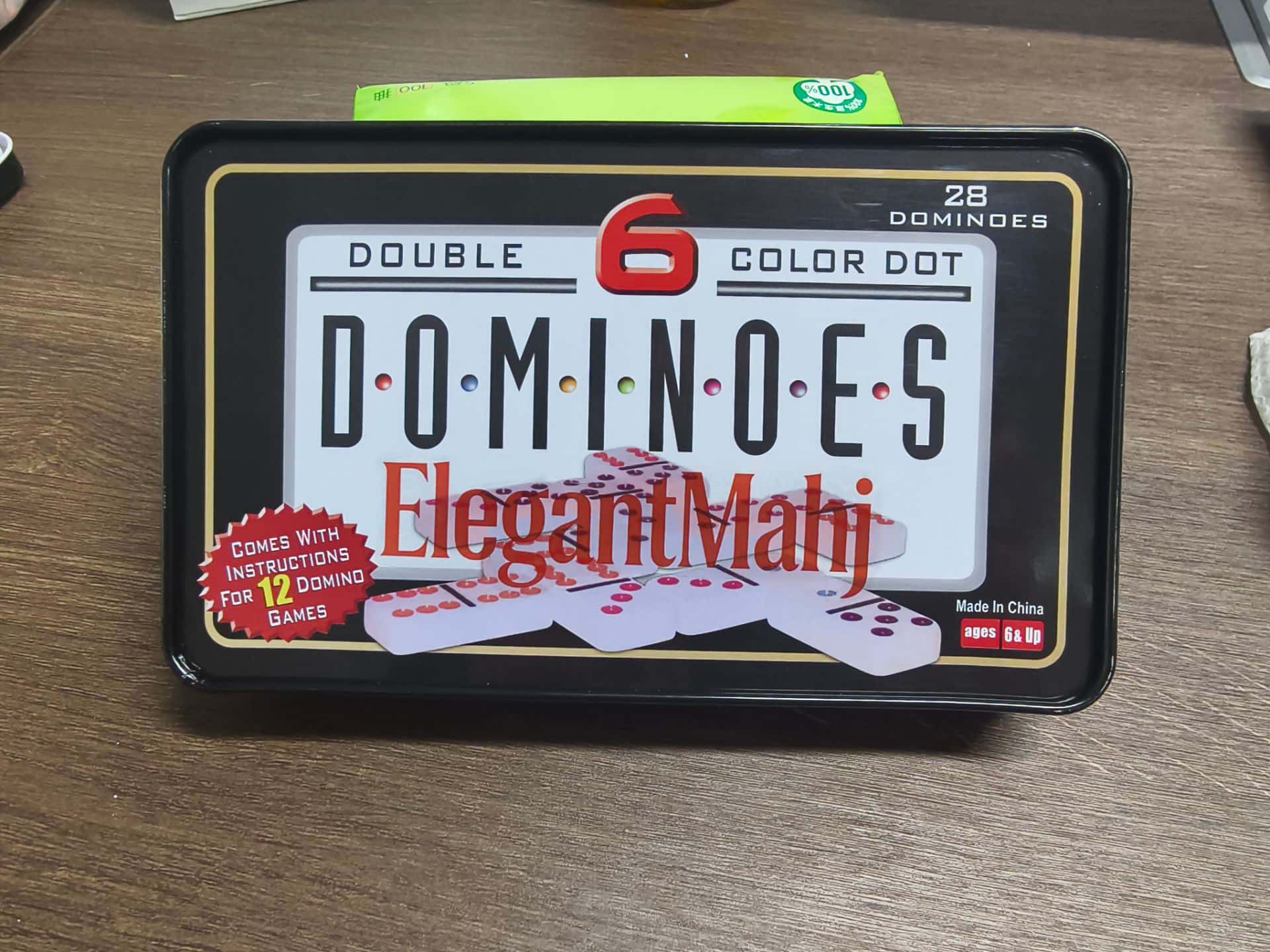 ElegantMahj Dubbele Zes Domino - Party Games Box recensie en prijs