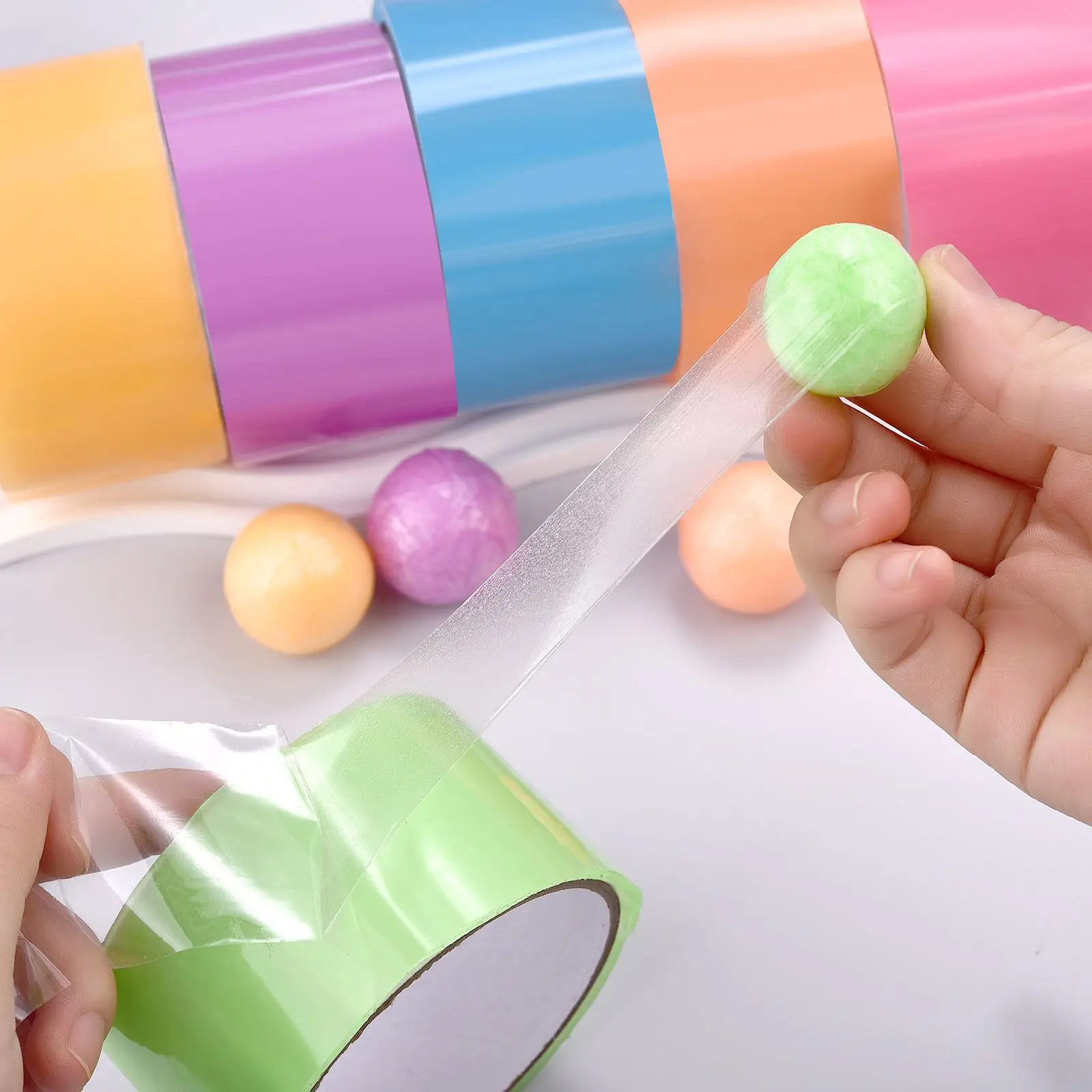 10M/Roll Sticky Ball Tapes Lic - Party Games Adults Funny recensie en prijs